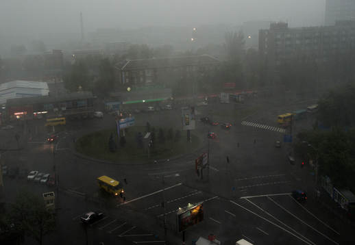 Oväder i Kiev
