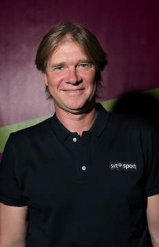 Glenn Strömberg, expertkommentator på Sveriges