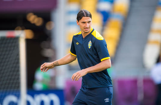 Sverige tränar på Olympia Stadion