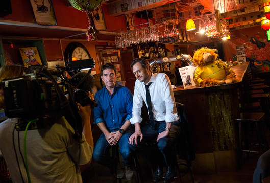 Tv4 sänder LIVE ifrån Restaurang Babuin. Patrick Ekwall