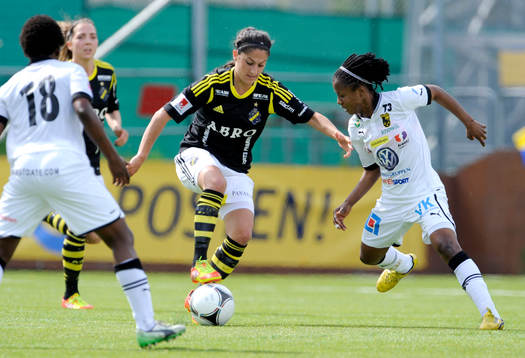 Susan Varli, AIK och Ogonna Chukwudi, Umeå
