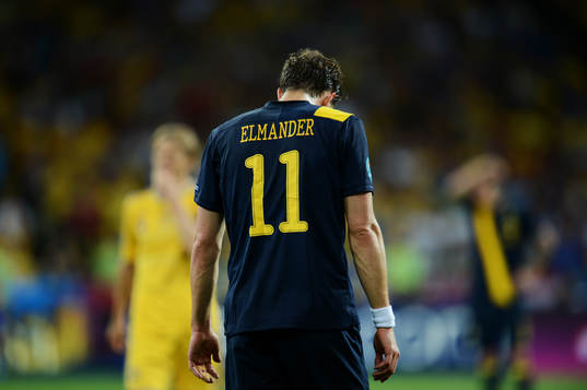 Johan Elmander, Sverige depp
