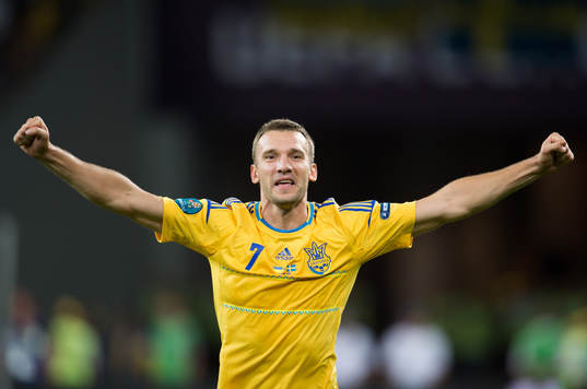 Andriy Shevchenko, Ukraina jubel