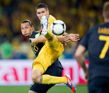 Zlatan Ibrahimovic, Sverige. Yevhen Selin, Ukraina