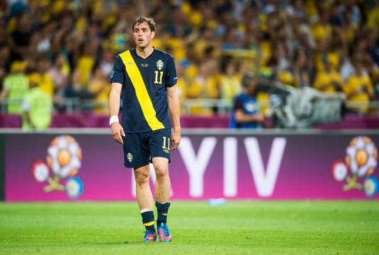 Johan Elmander, Sverige med en uppgiven blick, depp