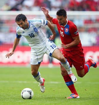 Giorgos Karagounis, Grekland,  Milan Baros, Tjeckien