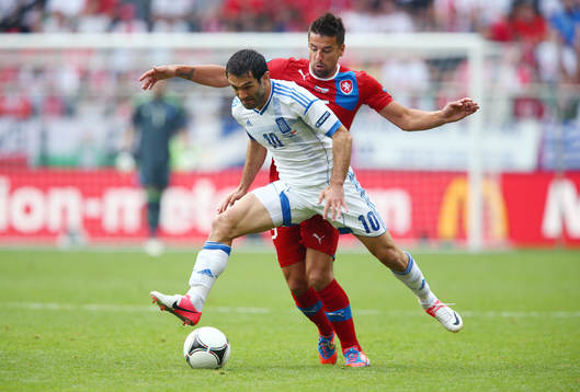 Giorgos Karagounis, Grekland,  Milan Baros, Tjeckien