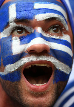 Grekisk supporter, fan