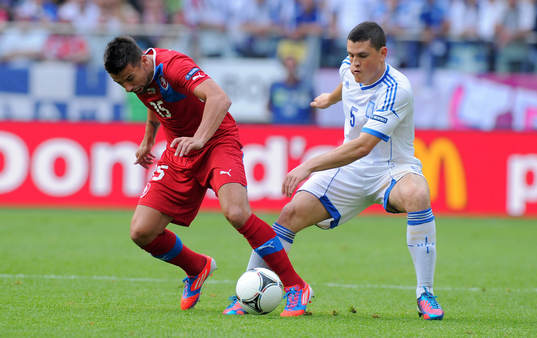Milan Baros, Tjeckien, Kyriakos Papadopoulos, Grekland