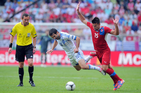 Giorgios Karagounis, Grekland, Milan Baros, Tjeckien