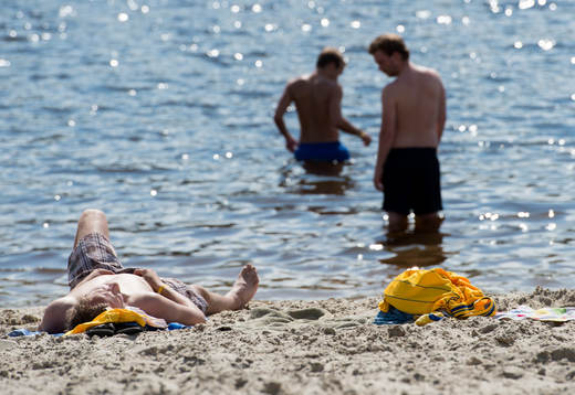 Svenskar softar på Camp Sweden dagen