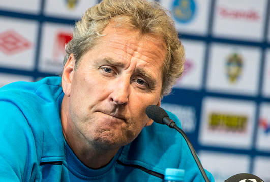 Presskonferens med Erik Hamrén, förbundskapten