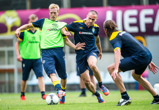 Christian Wilhelmsson och Emir Bajrami