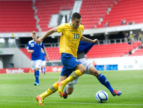 Bläddra bland fler bilder av Fotboll, EM-kval, U21, Sverige - Finland