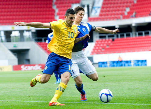 Fotboll, EM-kval, U21, Sverige - Finland