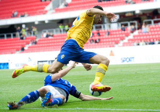 Fotboll, EM-kval, U21, Sverige - Finland