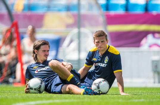 Öppen träning för de svenska fansen på Dynamo Stadion.