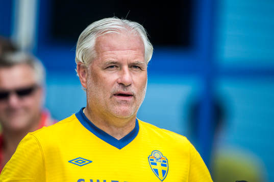 Öppen träning för de svenska fansen på Dynamo Stadion.