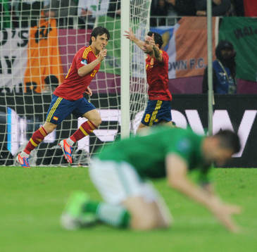 David Silva, Spanien, glädje, jubel