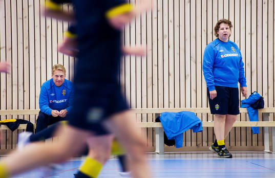 Thomas Dennerby, förbundskapten, Ann-Helen Grahm,