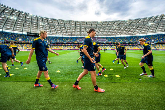 Ola Toivonen och Zlatan Ibrahimovic