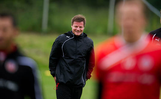 Stefan Schwarz höll i träningen
