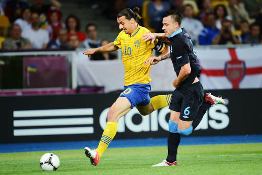 Zlatan Ibrahimovic, Sverige, och John Terry, England