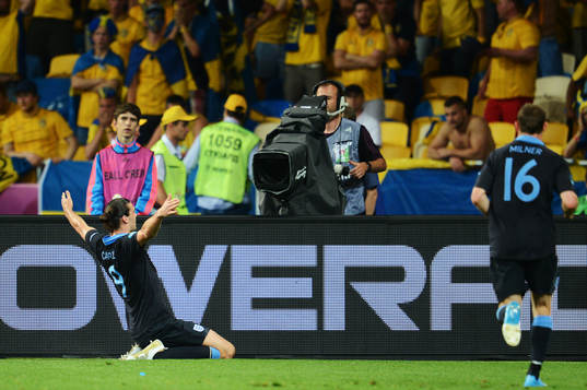 Andy Carroll, England, jubel