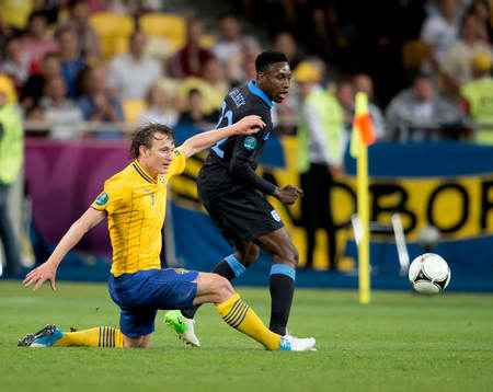 Kim Källström, Sverige. Denny Welbeck, England