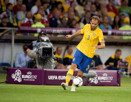 Olof Mellberg, Sverige. TV kamera