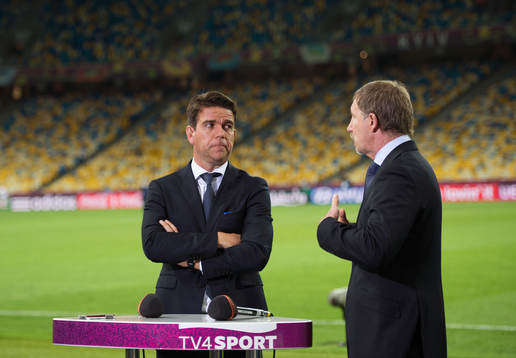 Patrick Ekwall, programledare, Stuart Baxter,