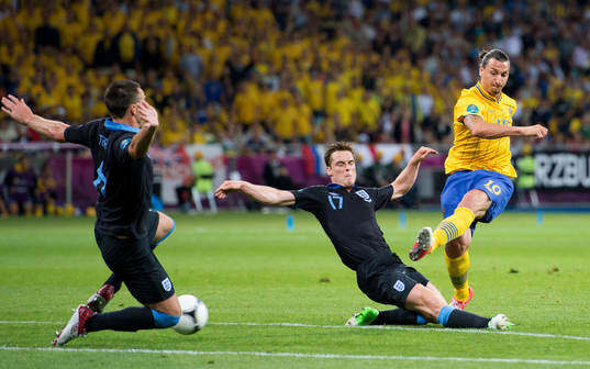 Zlatan Ibrahimovic, Sverige. Scott Parker, England