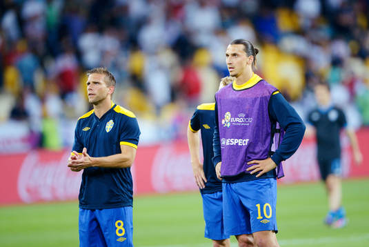 Anders Svensson och Zlatan Ibrahimovic, Sverige