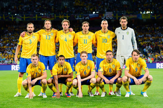Lagbild, startelva Sverige. Övre raden från vänster: