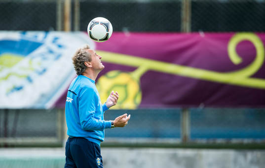 Bläddra bland fler bilder av Fotboll, EM 2012, Sverige A