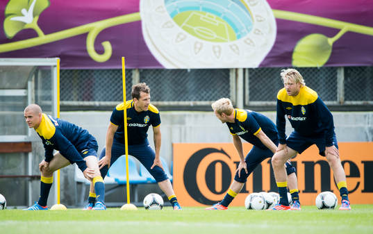 Samuel Holmén, Tobias Hysén, Christian Wilhelmsson och