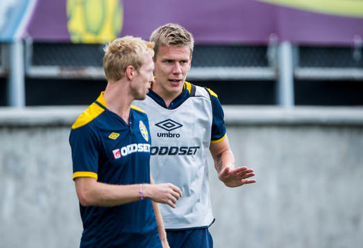 Christian Wilhelmsson och Pontus Wernbloom diskuterar