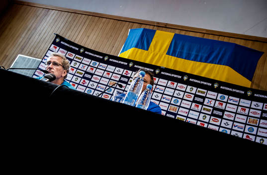 Presskonferens med Erik Hamrén, förbundskapten