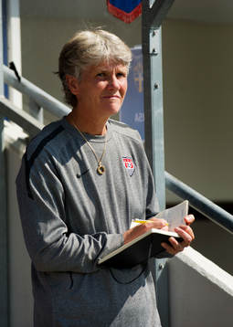 Pia Sundhage, förbundskapten, USA