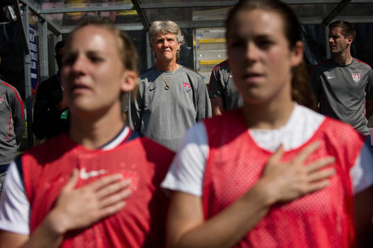 Pia Sundhage, förbundskapten, USA
