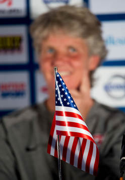 Pia Sundhage, förbundskapten, USA