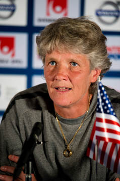 Pia Sundhage, förbundskapten, USA