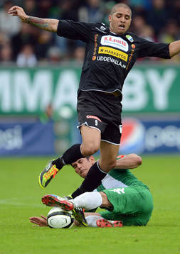 Bruno Santos, Ljungskile och Sebastian Bojassen, Hammarby