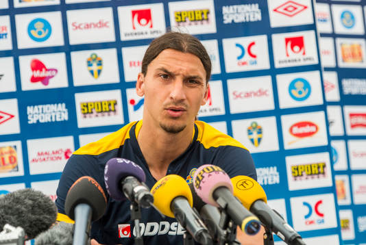 Presskonferens med Zlatan Ibrahimovic