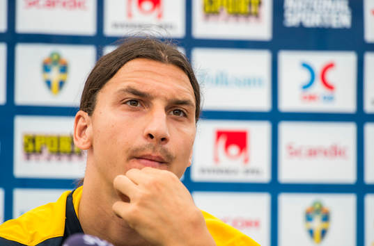 Presskonferens med Zlatan Ibrahimovic