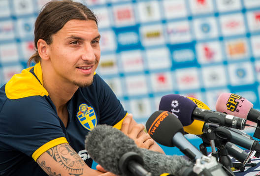 Presskonferens med Zlatan Ibrahimovic