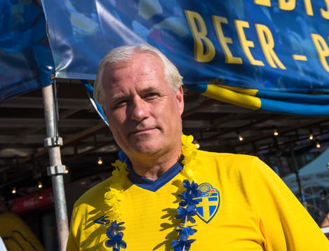 Glenn Hysén på Swedish Corner i FanZone, Kiev