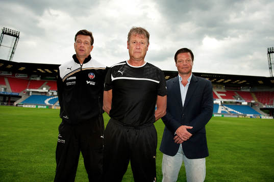 Helsingborgs nya tränare Åge Hareide gjorde sin första