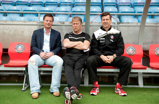 Helsingborgs nya tränare Åge Hareide gjorde sin första