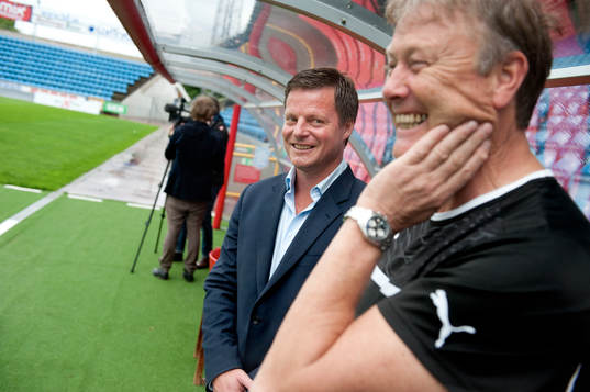 Helsingborgs nya tränare Åge Hareide gjorde sin första